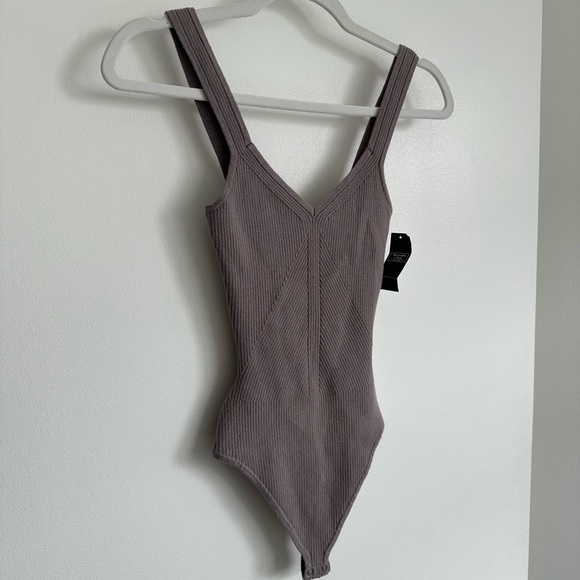 Abercrombie & Fitch Ribbed Thong Bodysuit Size XS Extra Small (NWT) - Picture 2 of 6